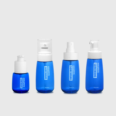 бутылка геля ливня наборов PETG 30ml 60ml 80ml 100ml пустая пластиковая PETG косметическая упаковывая