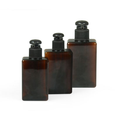 бутылка шампуня Амбер опарника 24/410 сливк 100ml 200ml 250ml Petg квадратная
