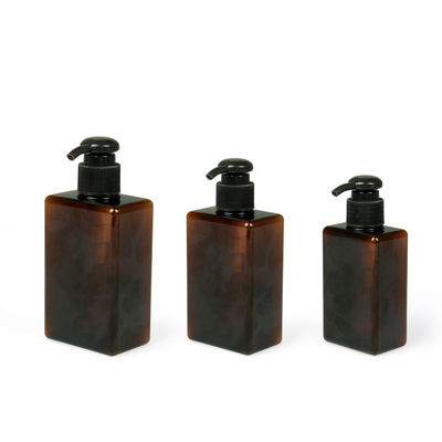 бутылка шампуня Амбер опарника 24/410 сливк 100ml 200ml 250ml Petg квадратная
