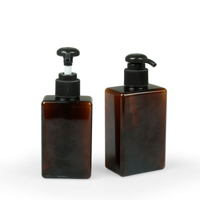 бутылка шампуня Амбер опарника 24/410 сливк 100ml 200ml 250ml Petg квадратная