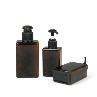 бутылка шампуня Амбер опарника 24/410 сливк 100ml 200ml 250ml Petg квадратная