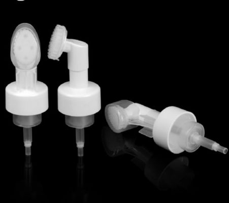 мытье стороны силикона щетки бутылки пены 43mm с насосом щетки Cleanser щетки лицевым