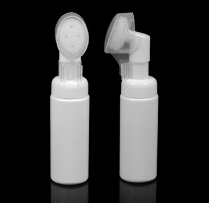 мытье стороны силикона щетки бутылки пены 43mm с насосом щетки Cleanser щетки лицевым