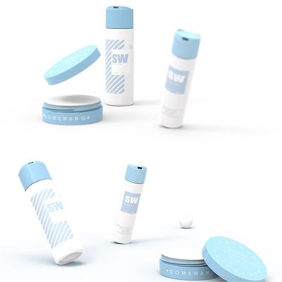 бутылка лосьона HDPE 120ml 240ml косметическая с крышкой двойной стены вершин Диск