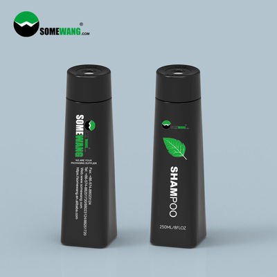 Подгонянная бутылка 250ml выжимкы шампуня косметической бутылки PE течебезопасная
