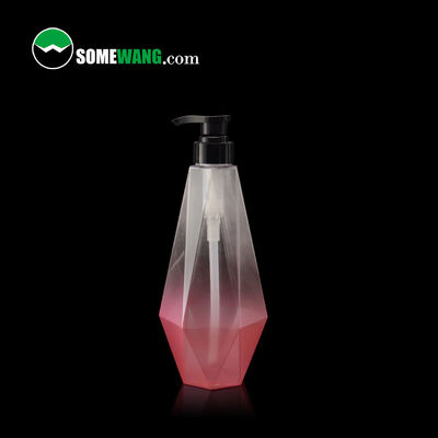 бутылка цилиндра 300ml/500ml/750ml изготовленная на заказ PETG ромбическая устанавливает для шампуня