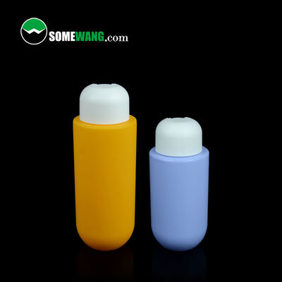 Подгонянное плечо HDPE цвета плоское вокруг упаковки лосьона нижней бутылки косметической 300ml 400ml