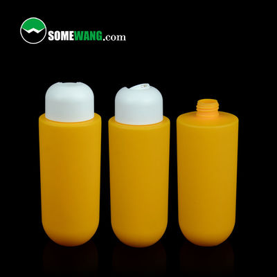 Подгонянное плечо HDPE цвета плоское вокруг упаковки лосьона нижней бутылки косметической 300ml 400ml